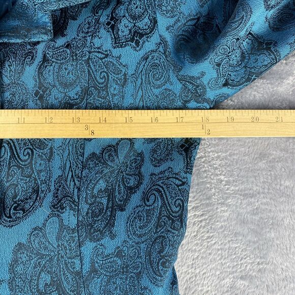 Anthropologie Piko 1988 Retro Tapestry Coat Regencycore Victorian Preppy Medium - Picture 9 of 10